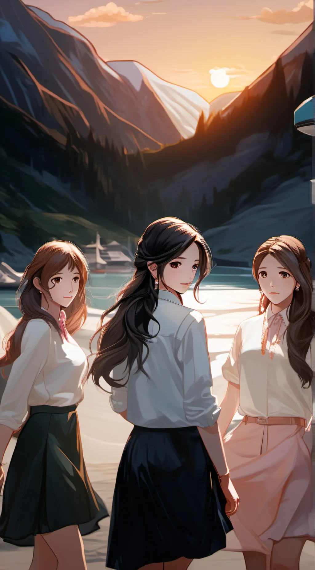 ai character: Serenity  background