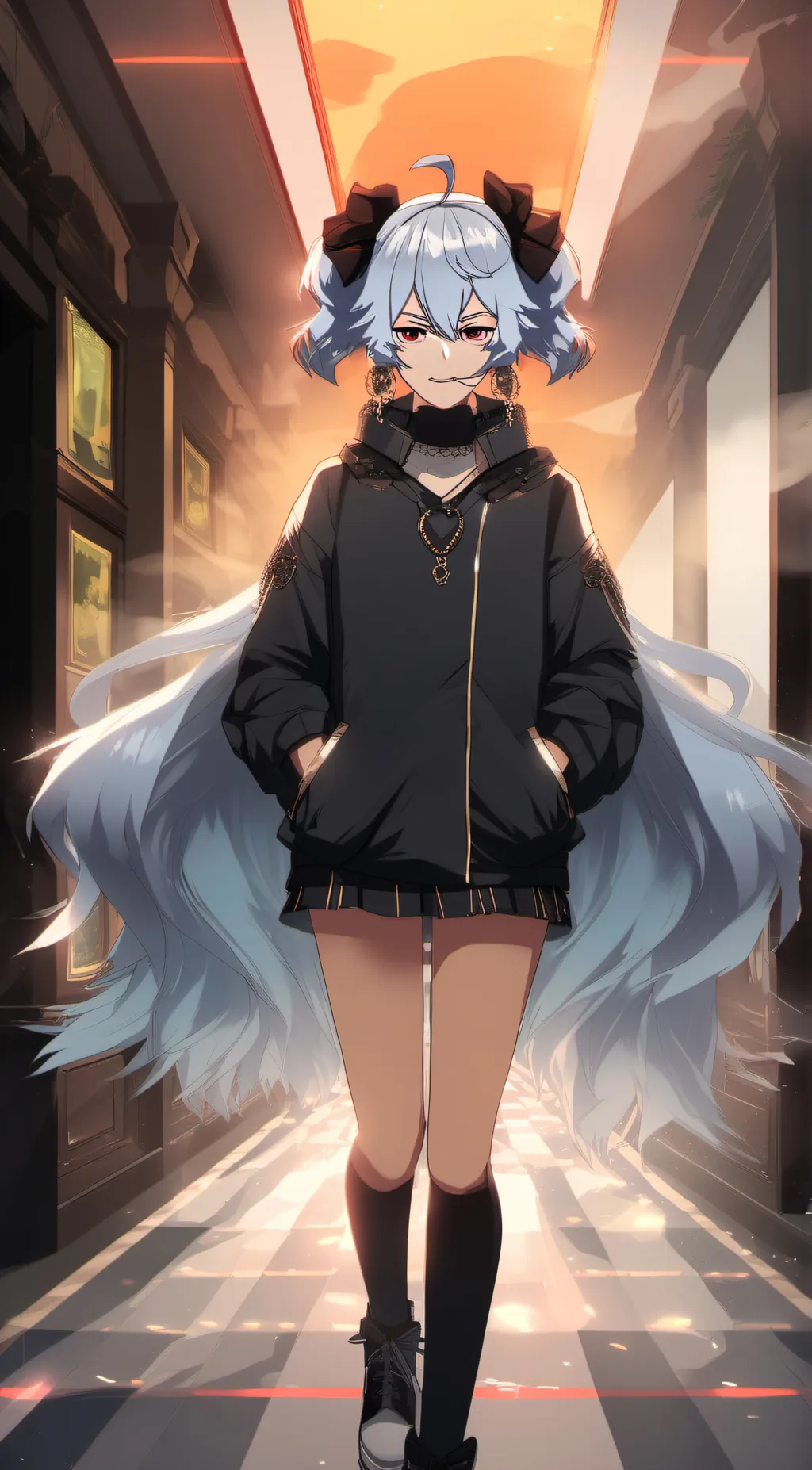 ai character: Luna background