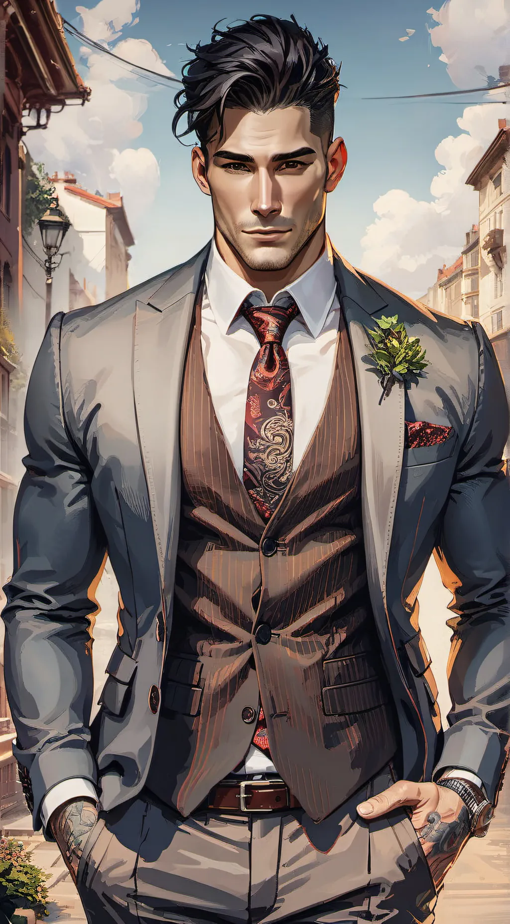 ai character: Caleb background