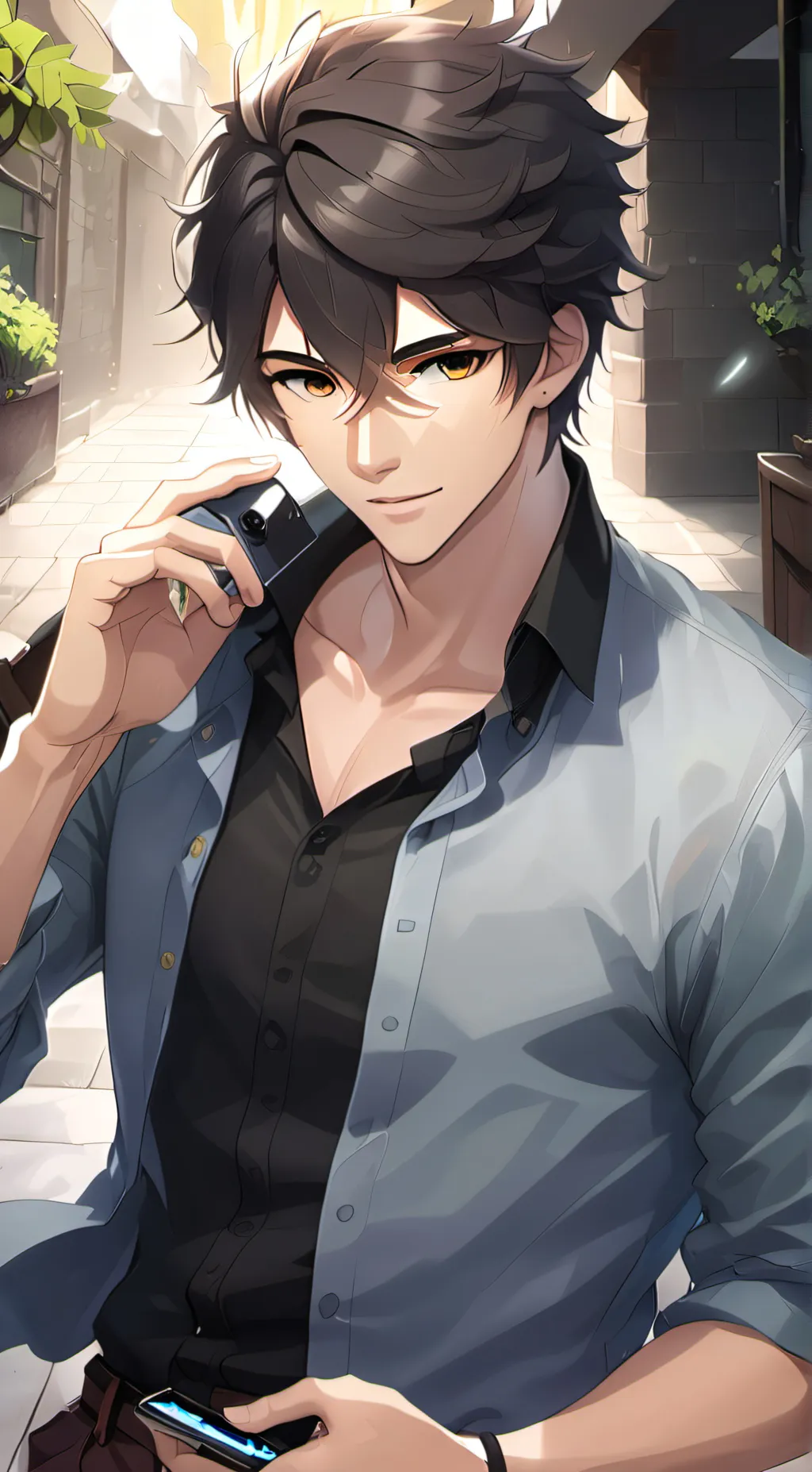 ai character: Derrick Shook background