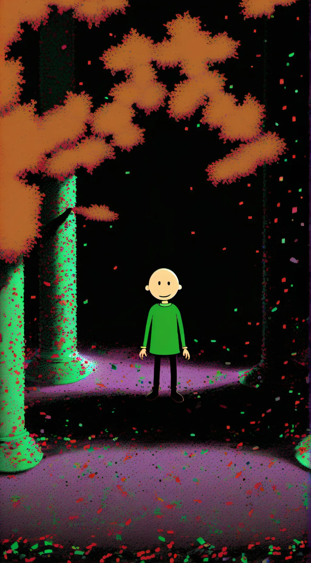 ai character: baldi background