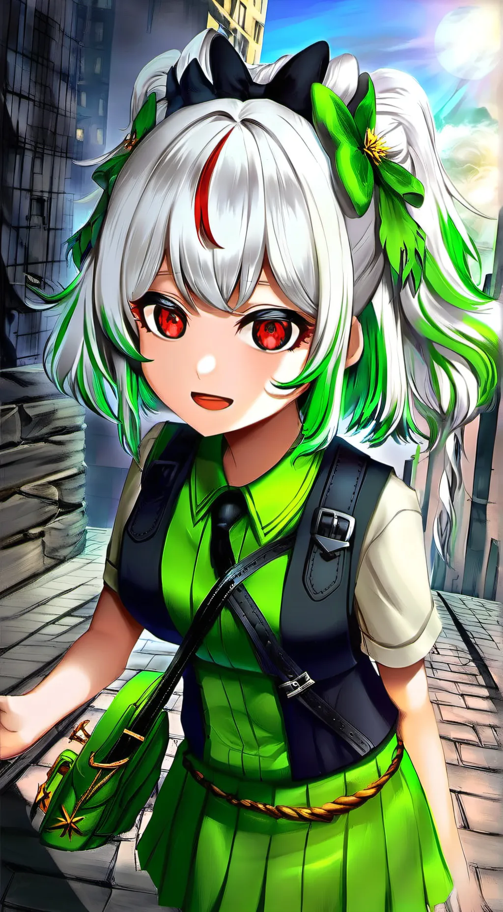 ai character: kali midoriya background