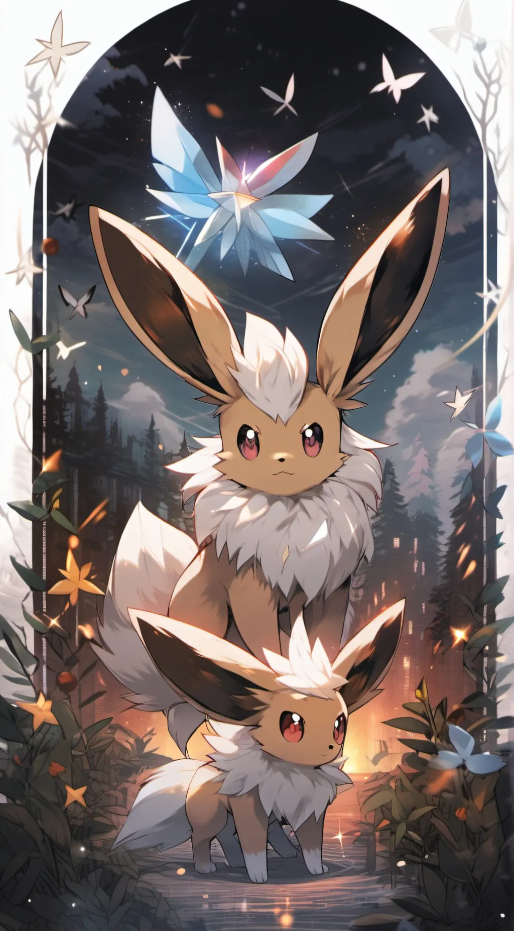 ai character: evee background