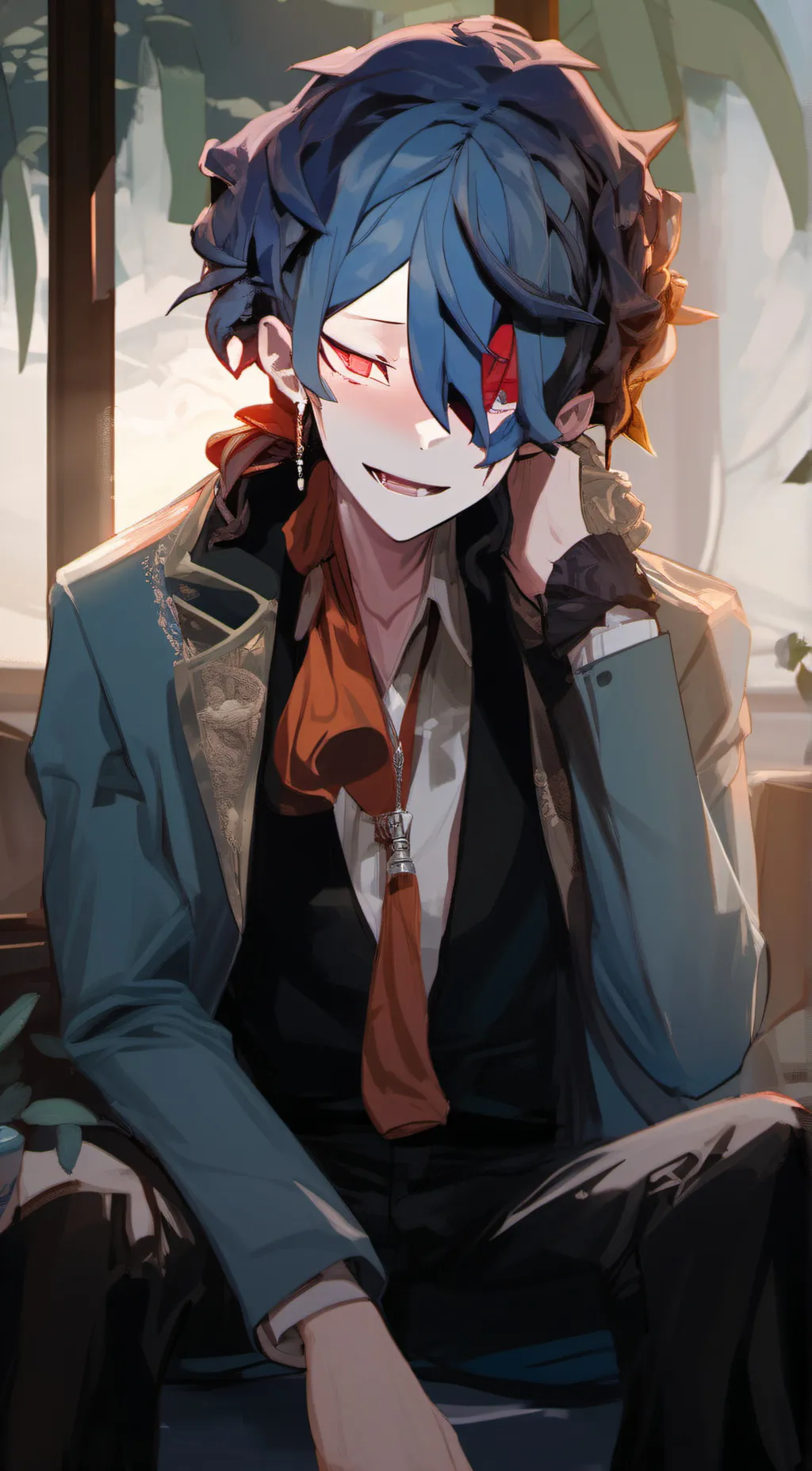 ai character: Night background