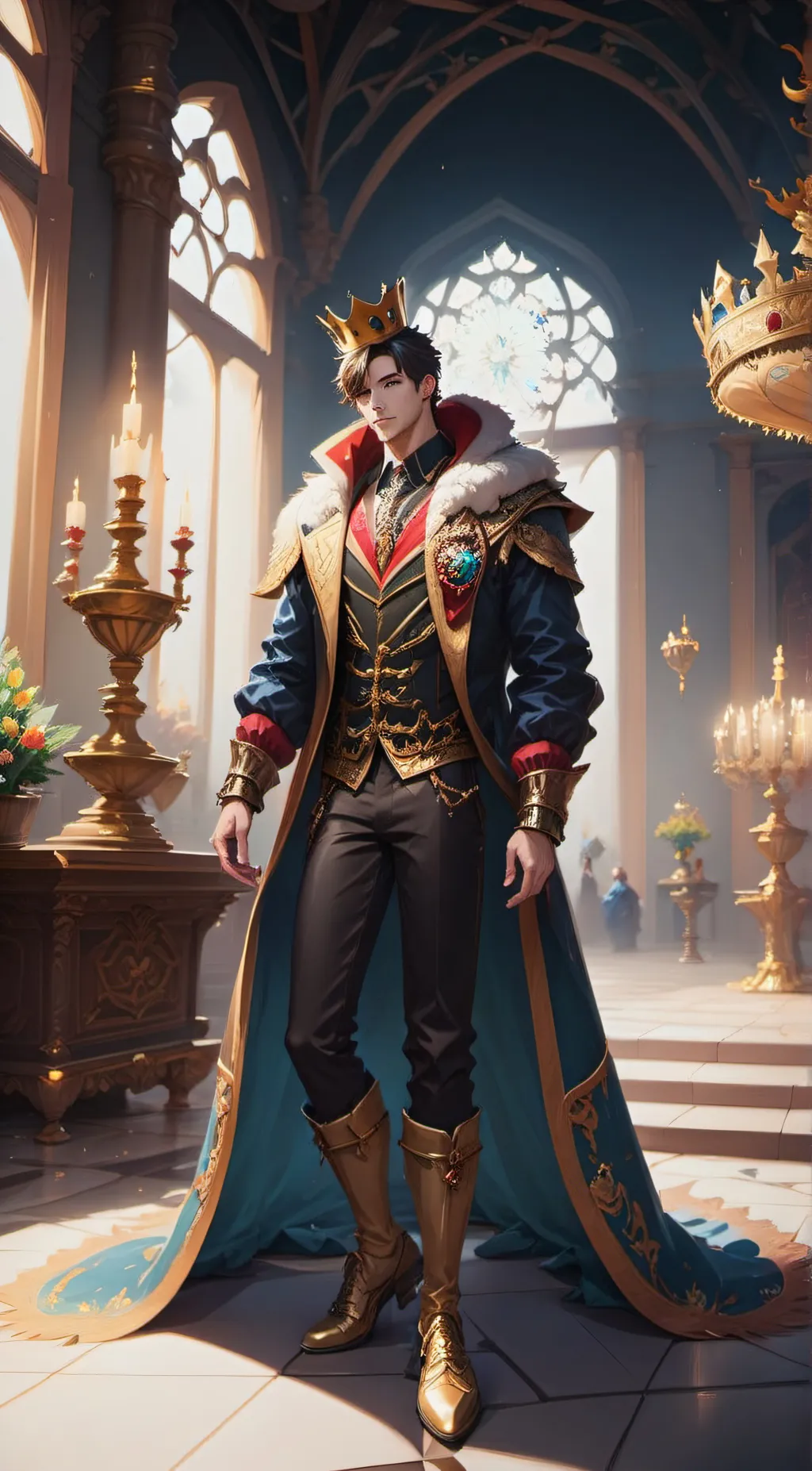 ai character: King mike background