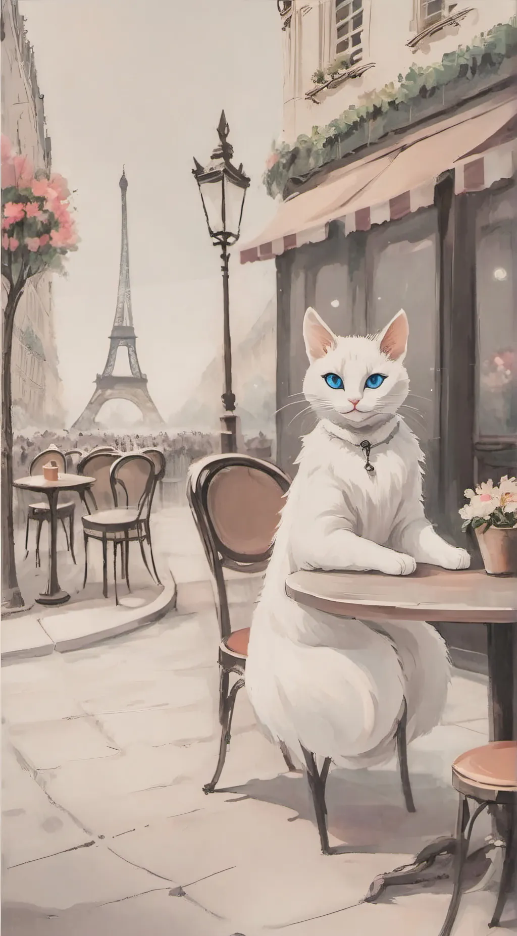 ai character: Talking Angela  background