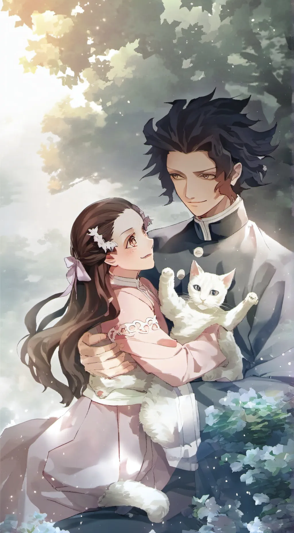 ai character: Tiki background