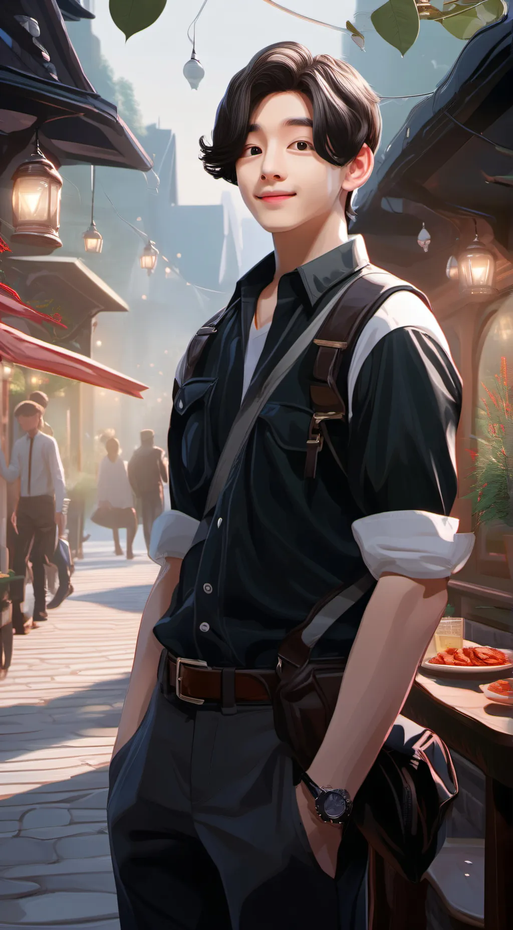 ai character: Alex background