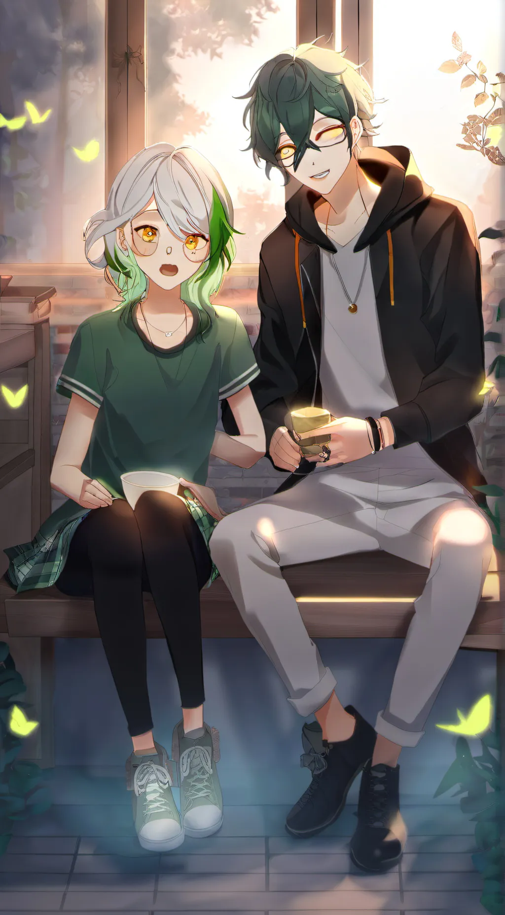 ai character: Gyutaro  background