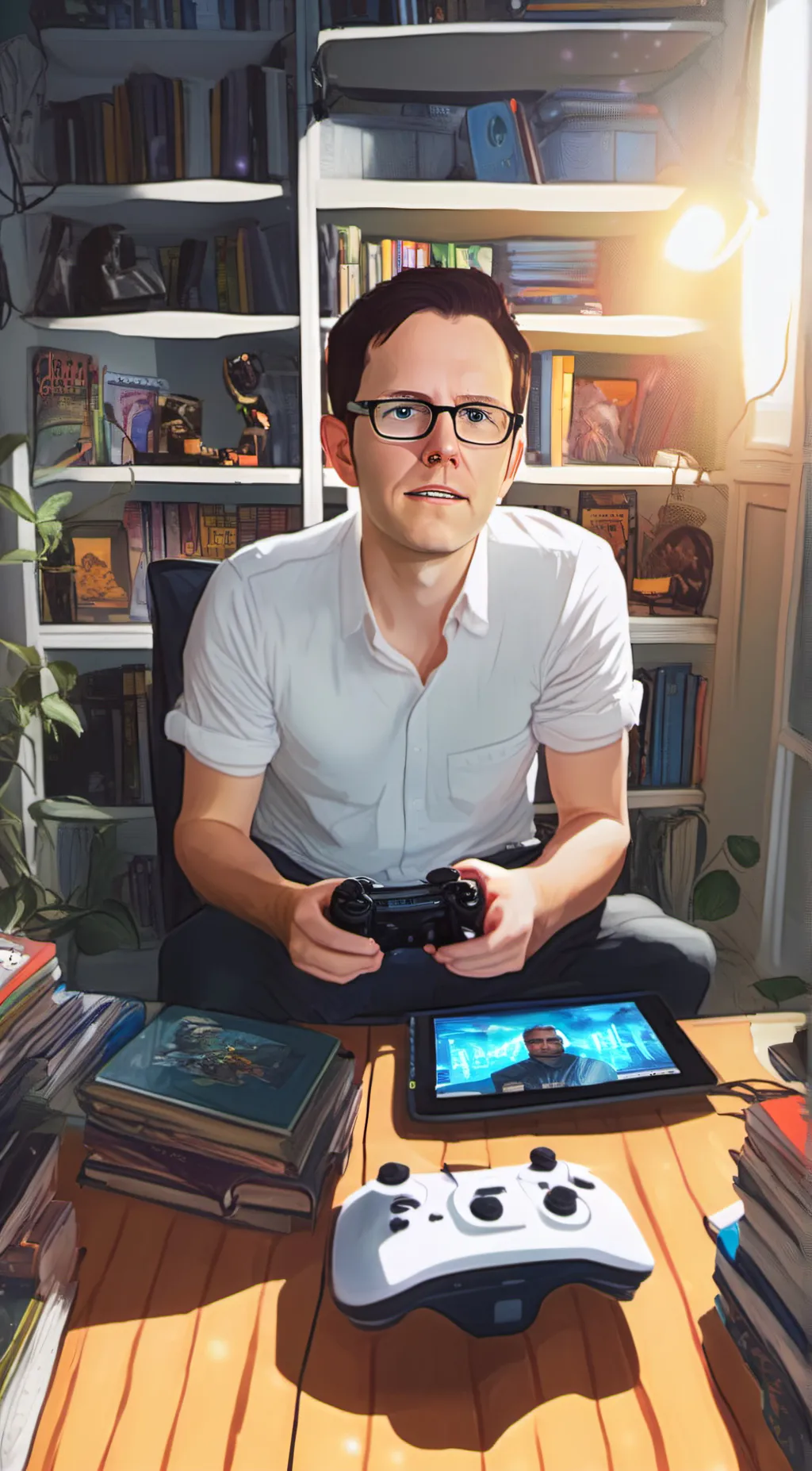 ai character: James AVGN background