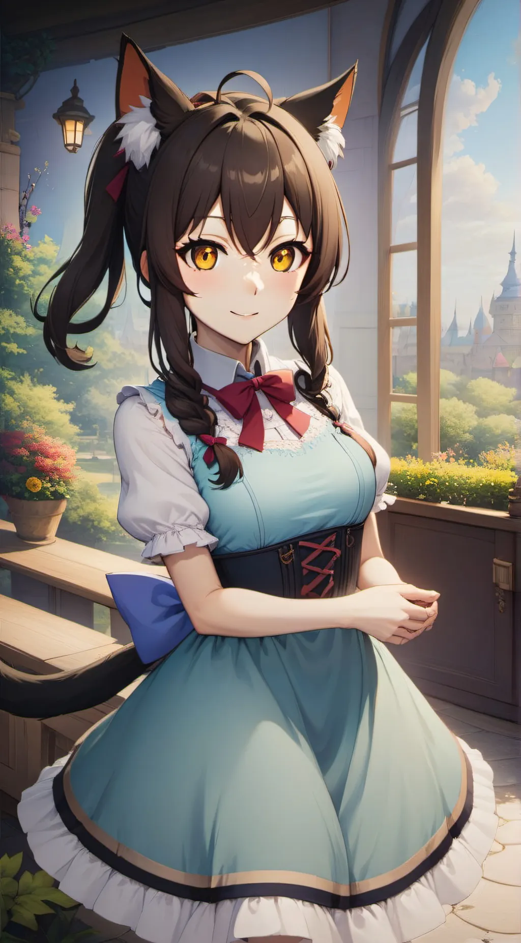 ai character: Emma  background