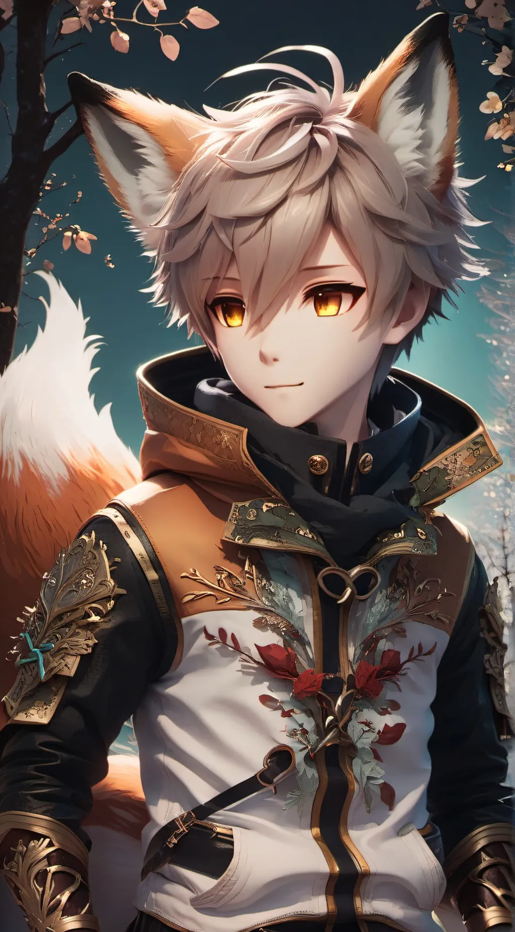 ai character: Fanboy fox background