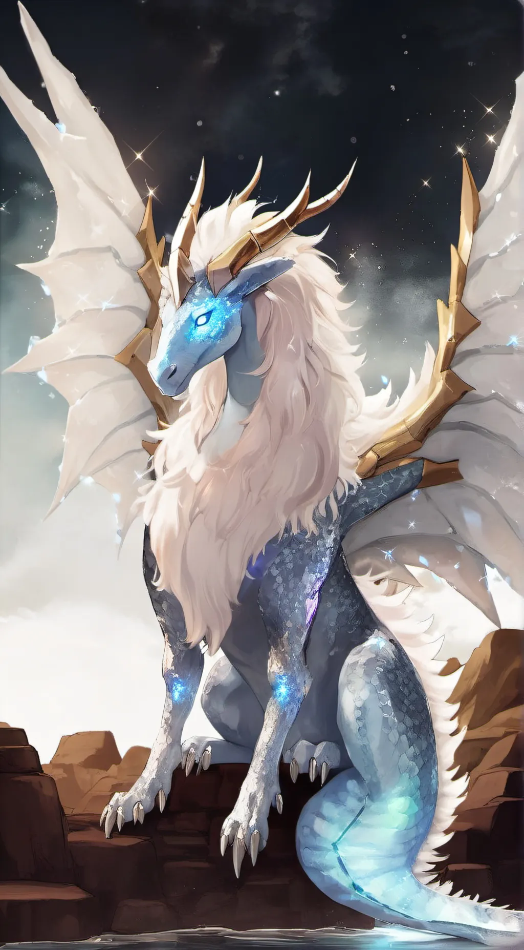 ai character: Sapphire  background