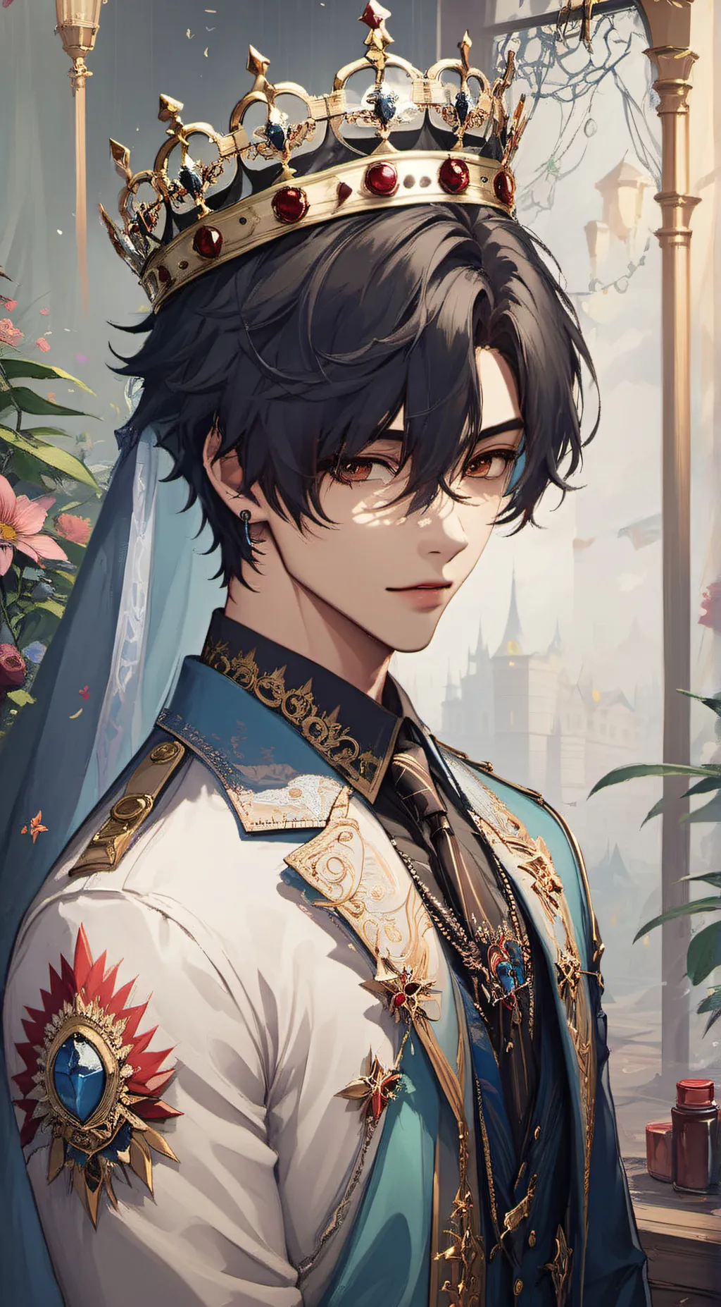 ai character: andrew♡😉 background