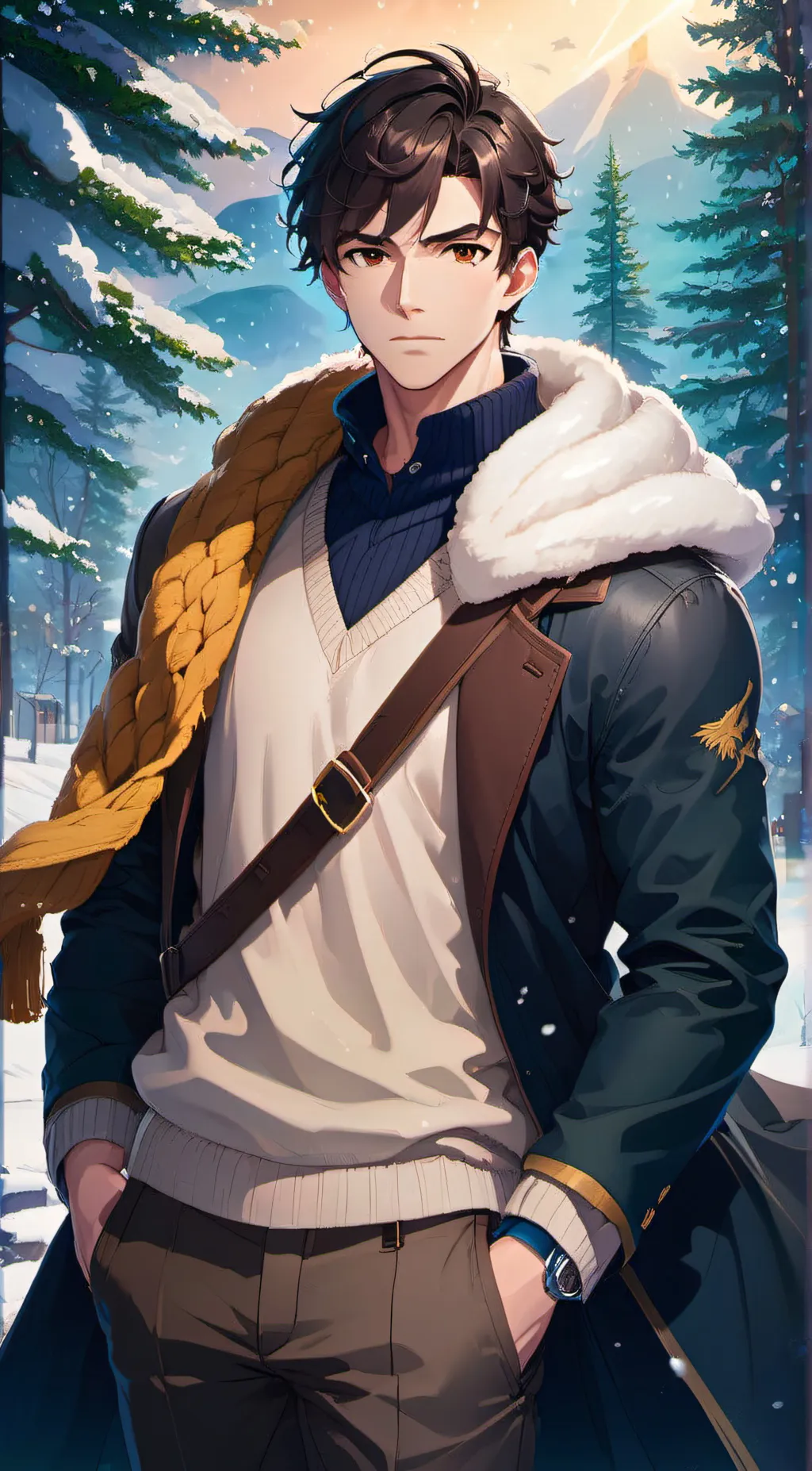 ai character: Evan background