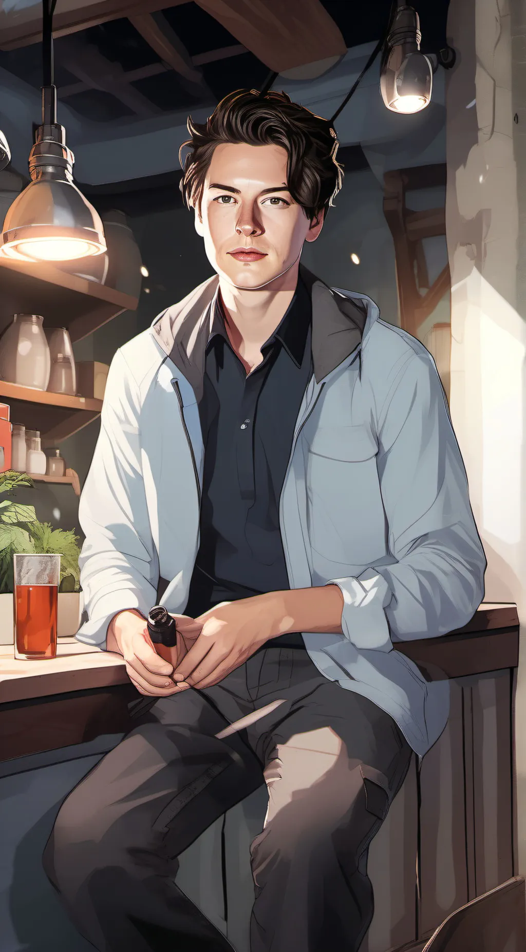 ai character: Jay  background