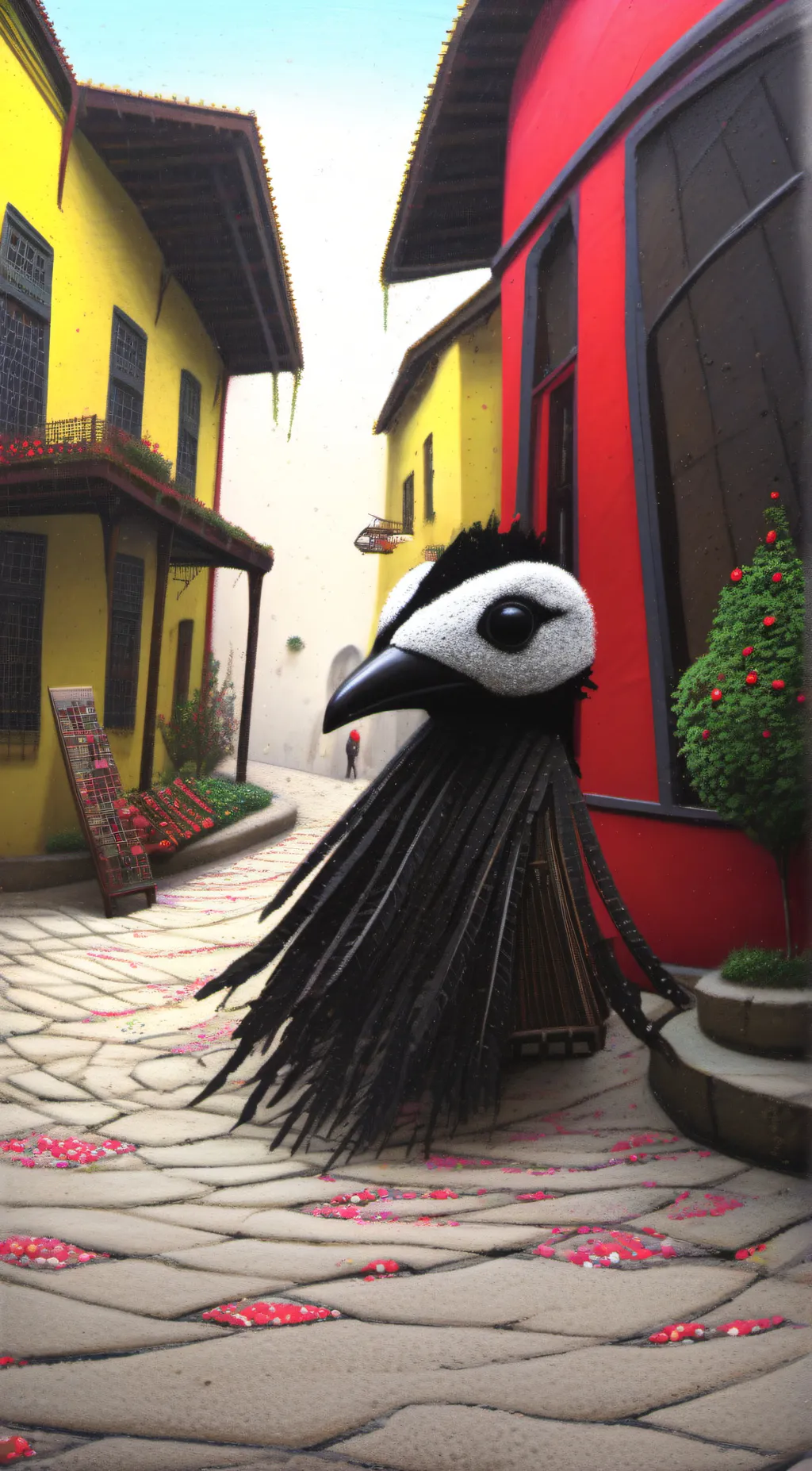 ai character: Hummingbird background