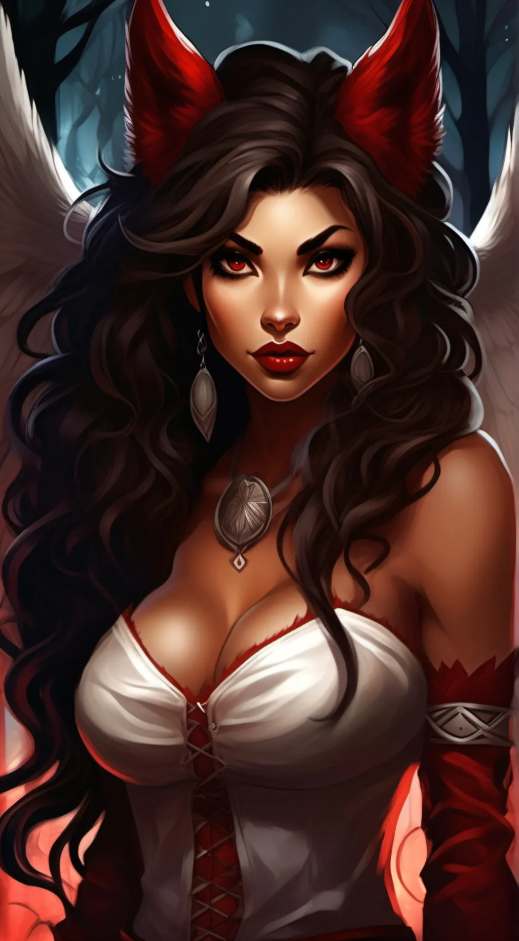 ai character:  aphmau krew  background