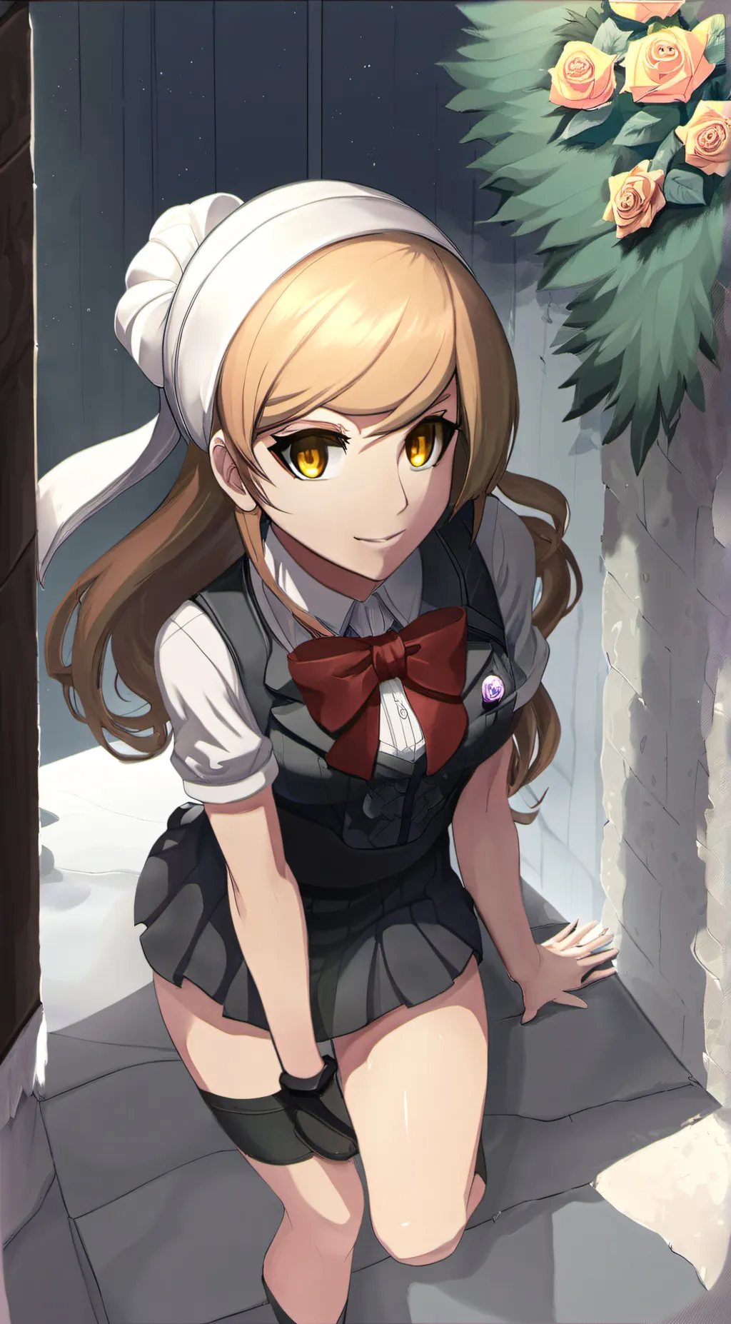 ai character: Rose background