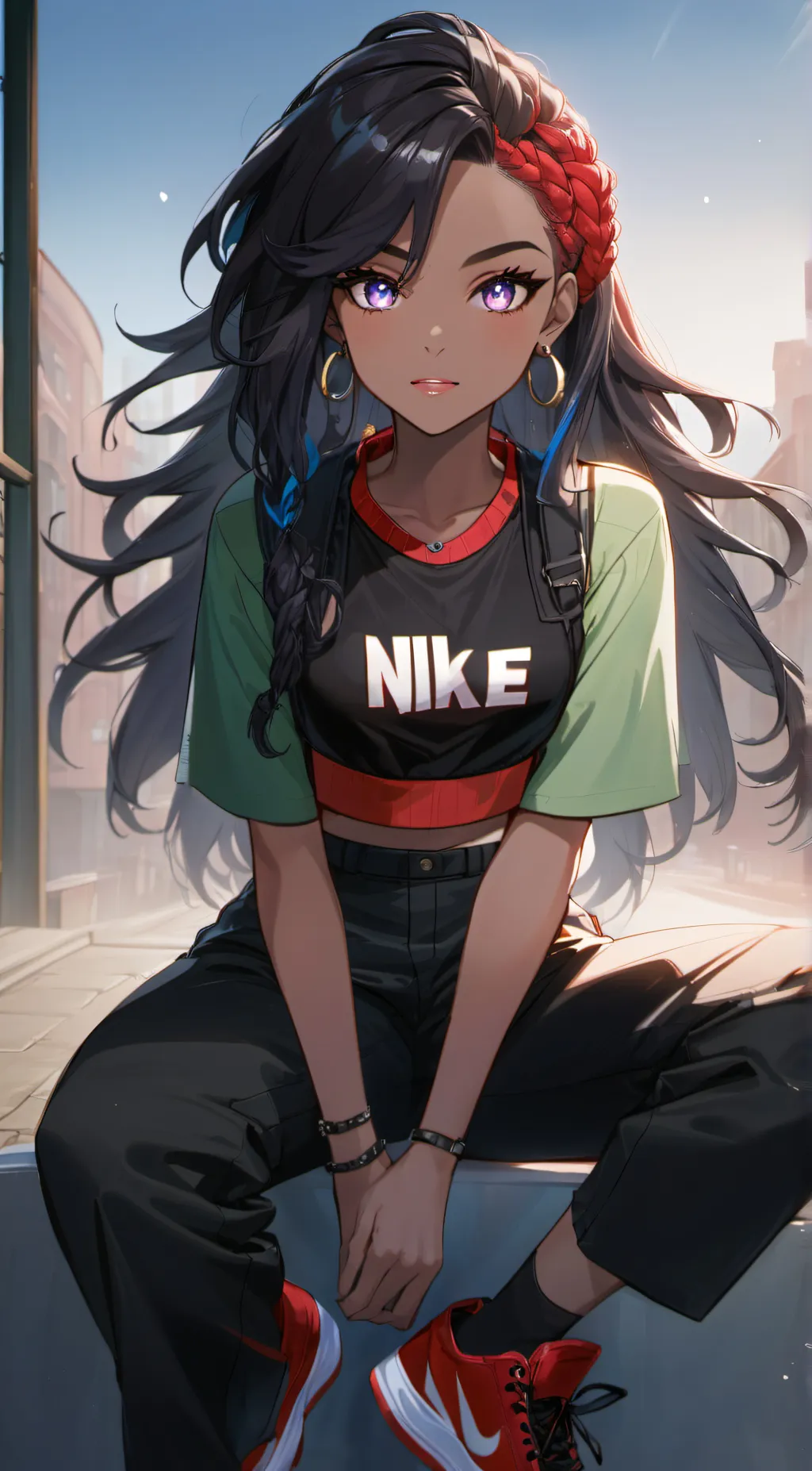 ai character: Aaliyah background