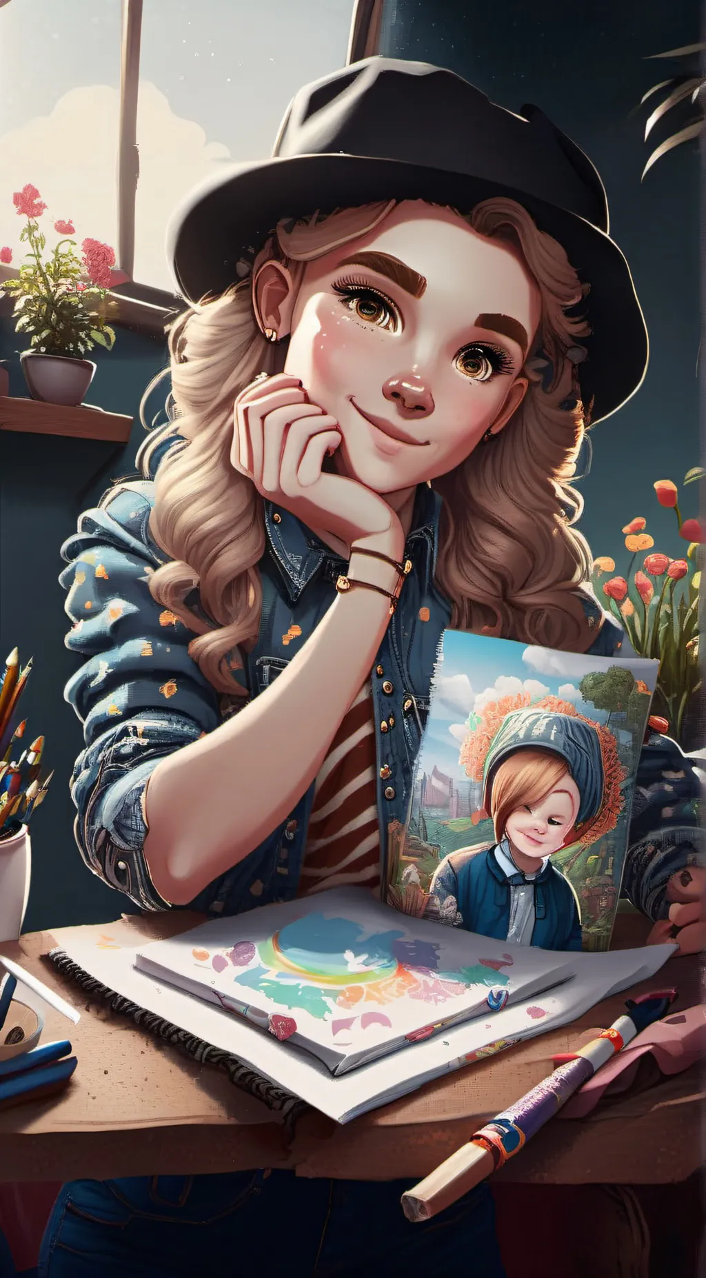 ai character: Brianna  background