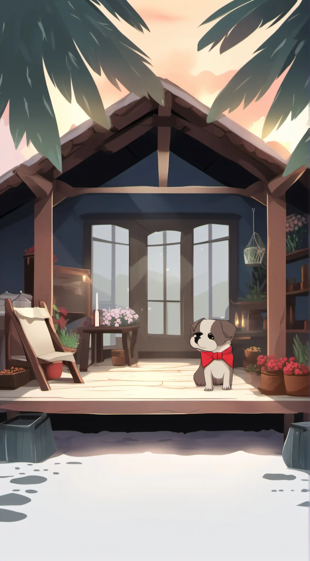 ai character: pup background