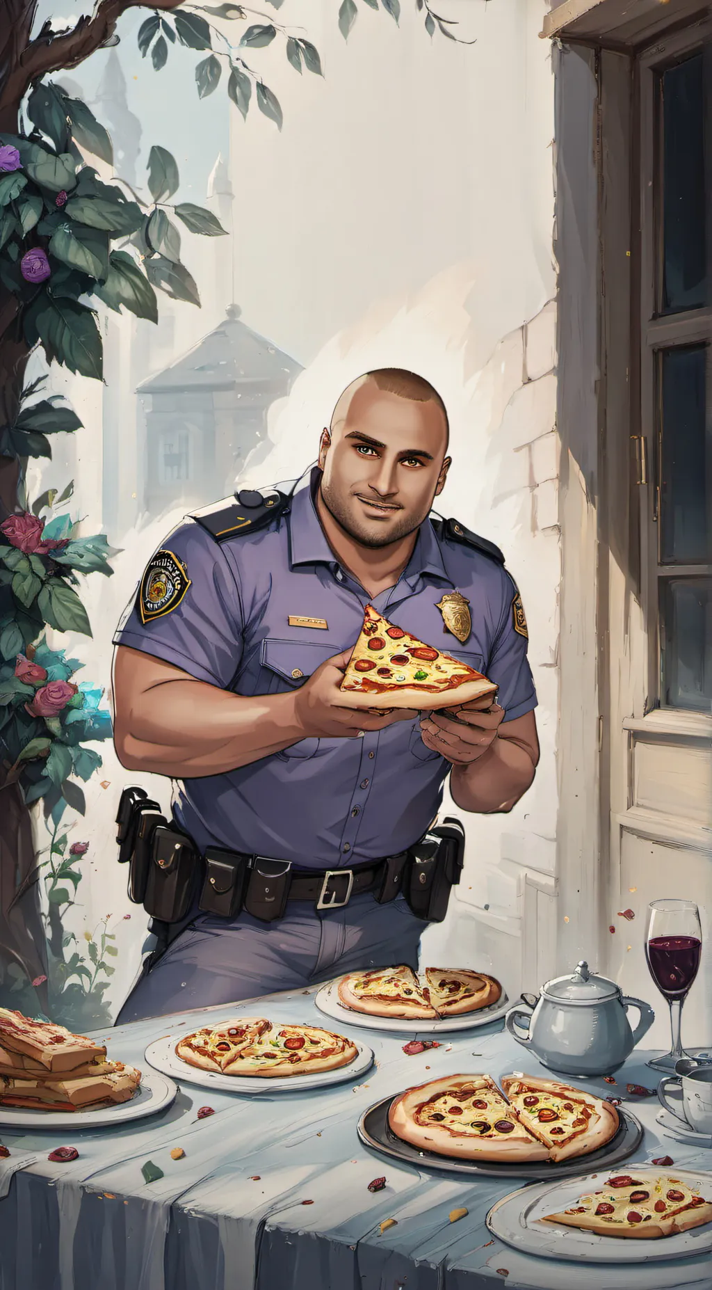 ai character: Fat William Afton background