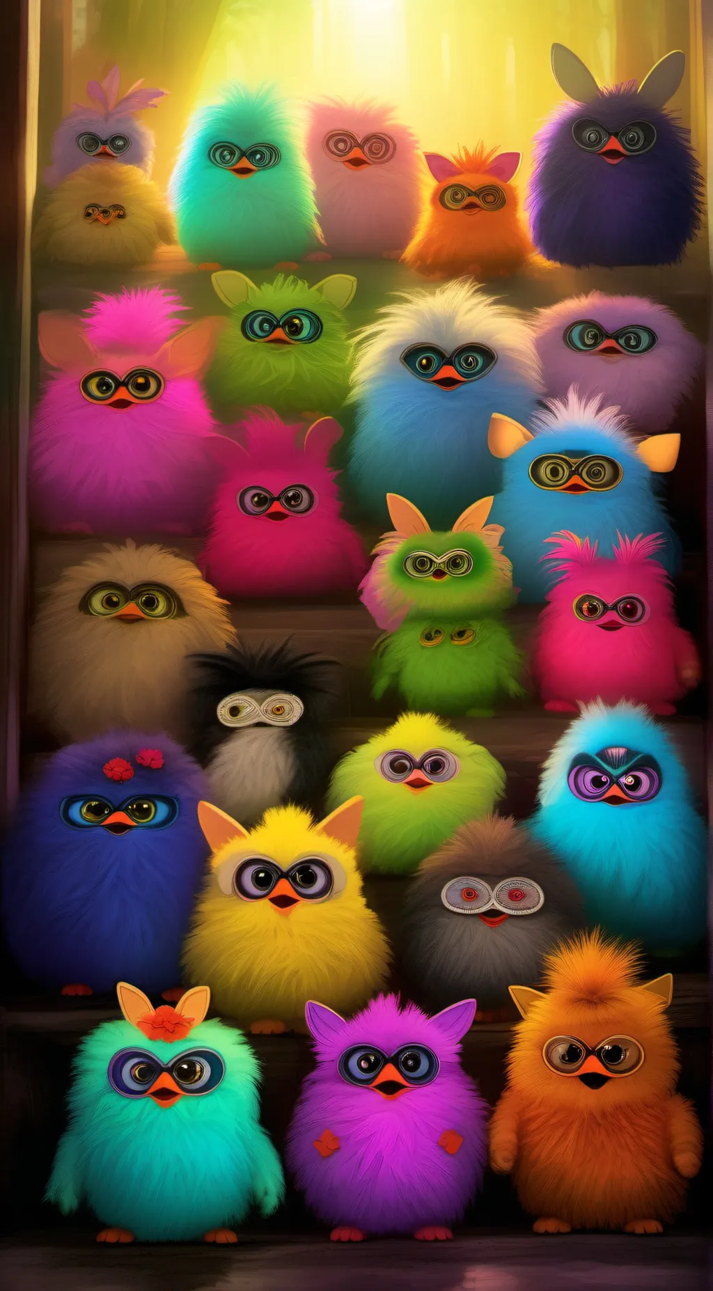 ai character: FURBYS background