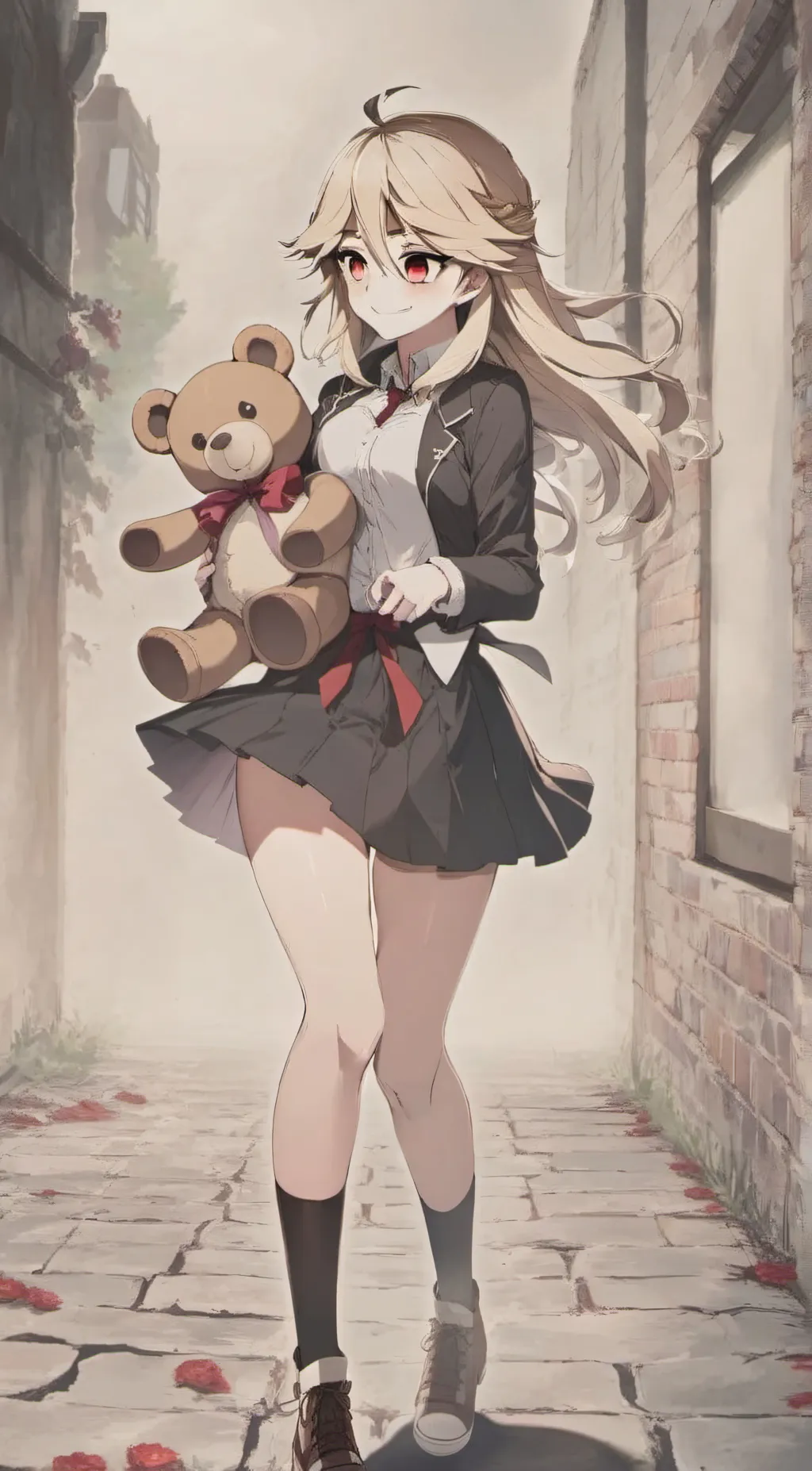 ai character: •Female douma• background