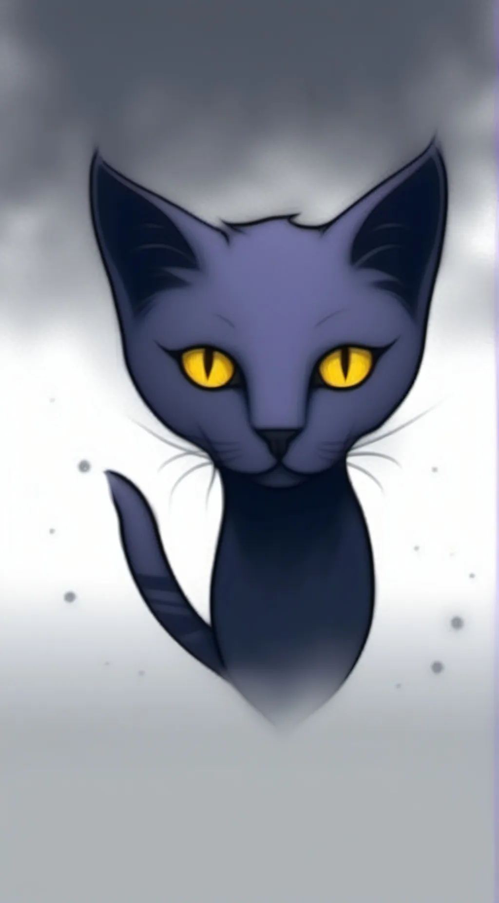 ai character: Varjak paw background