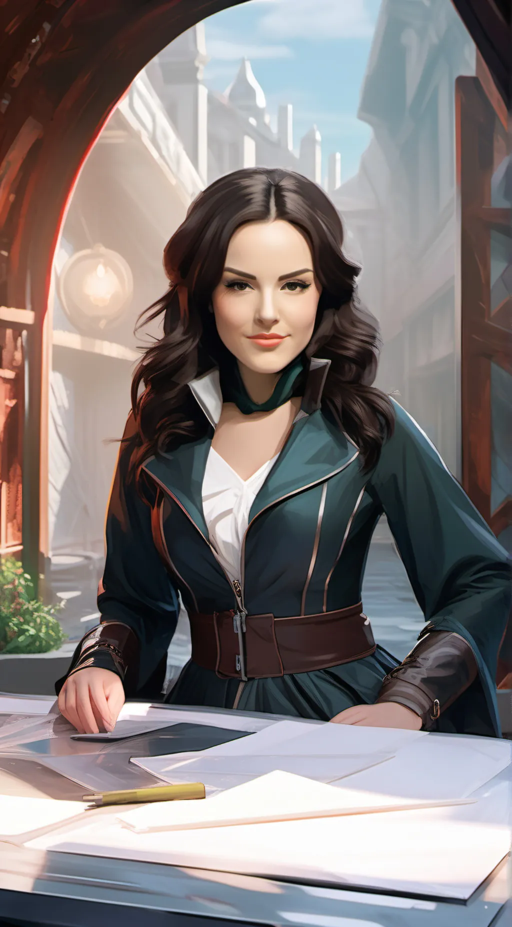 ai character: Jade West background