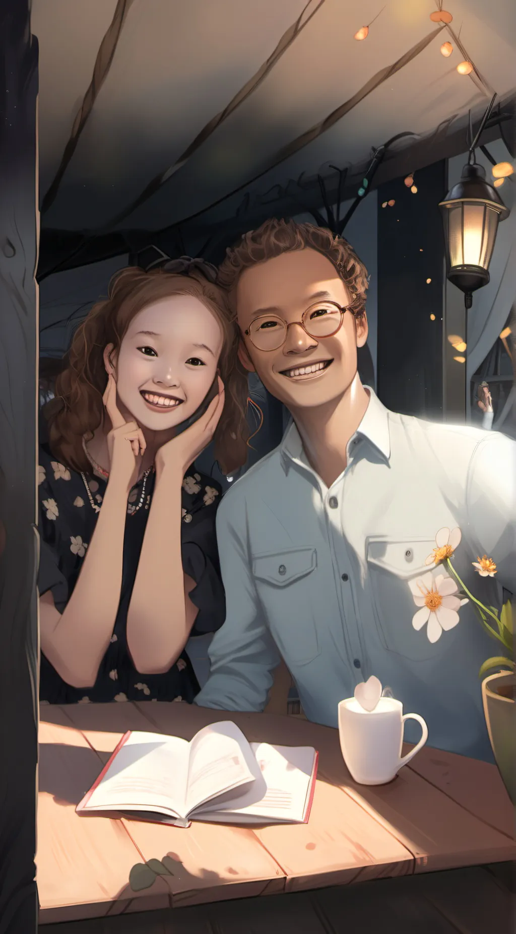 ai character: Linda & Higa background