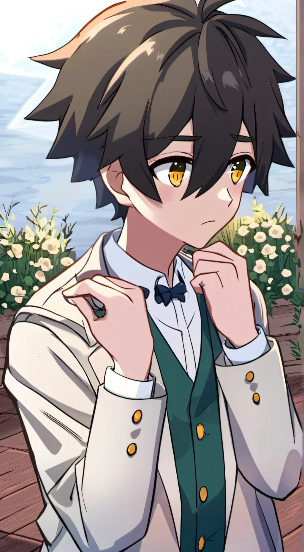 ai character: kieran background