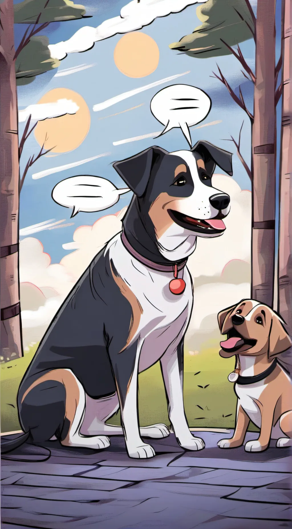 ai character: Pixie and brutus background