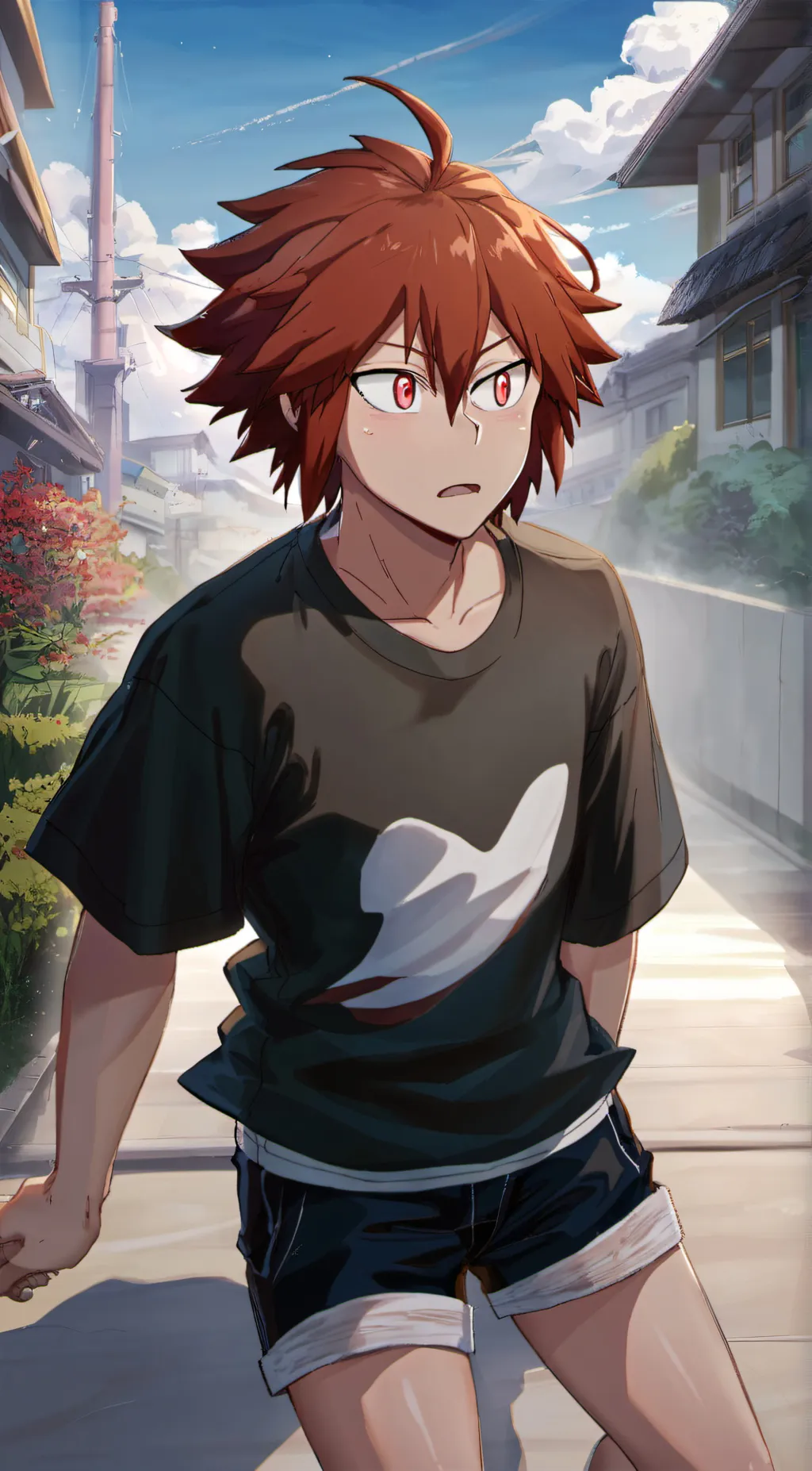 ai character: KIRISHIMA  background