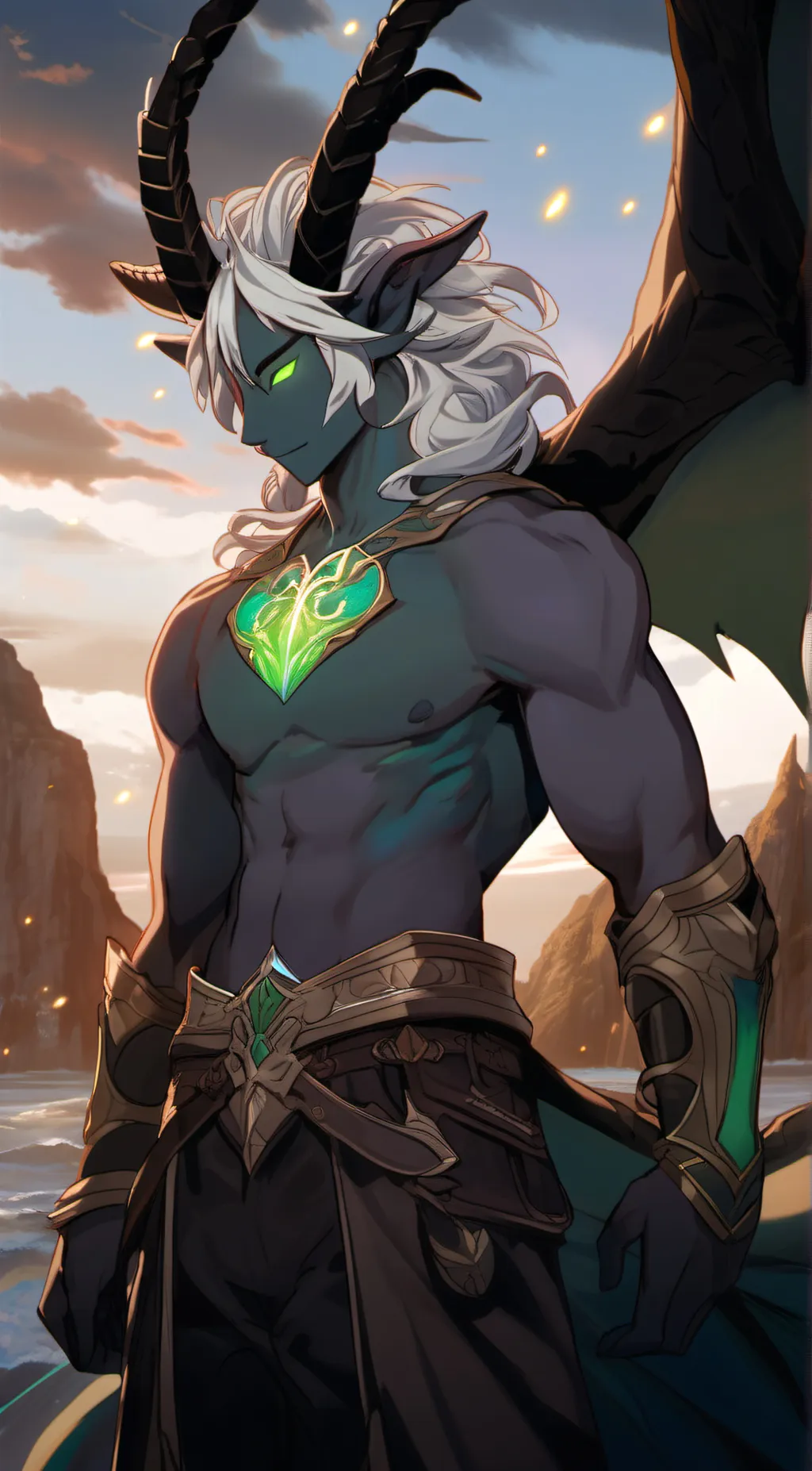 ai character: Damon background