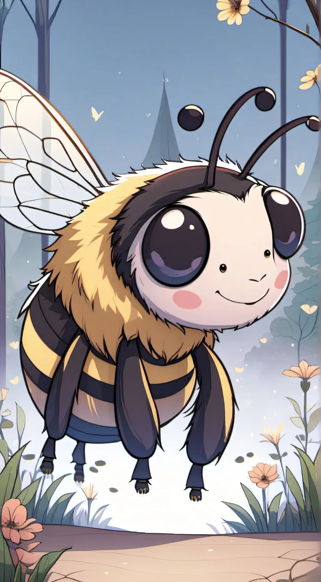 ai character: Bumble background