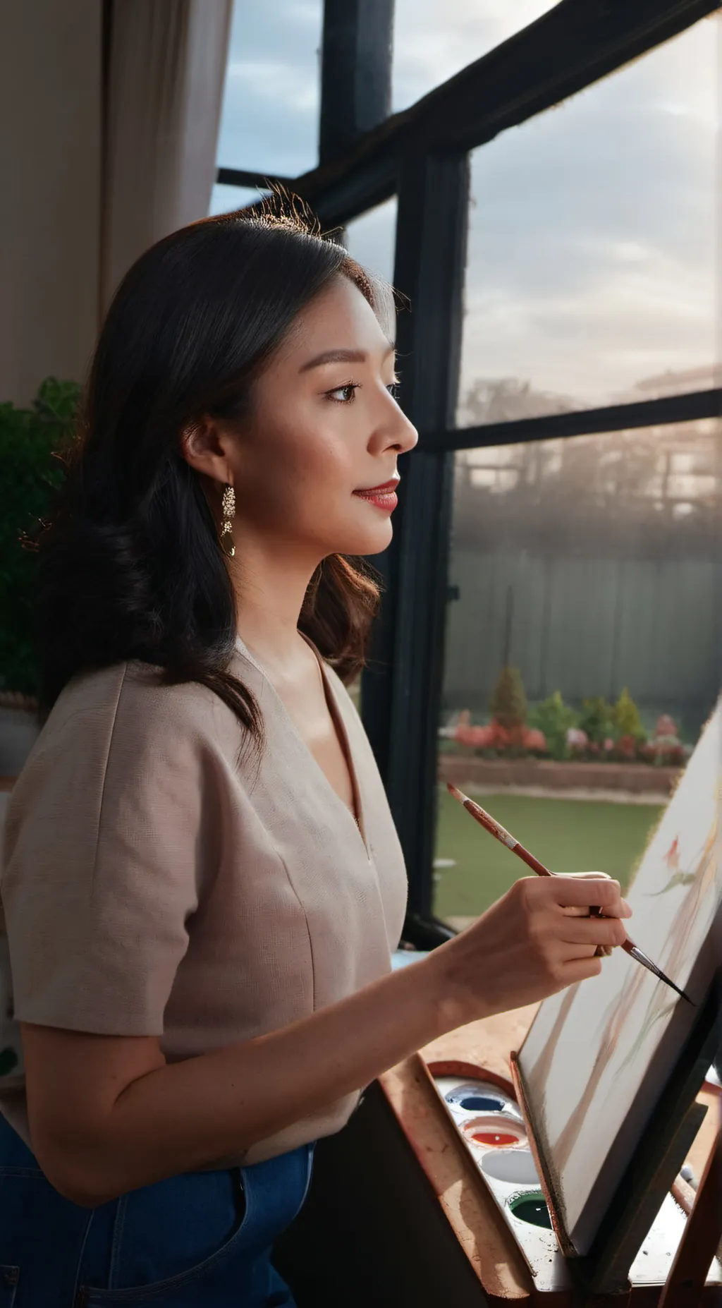 ai character: Mia background