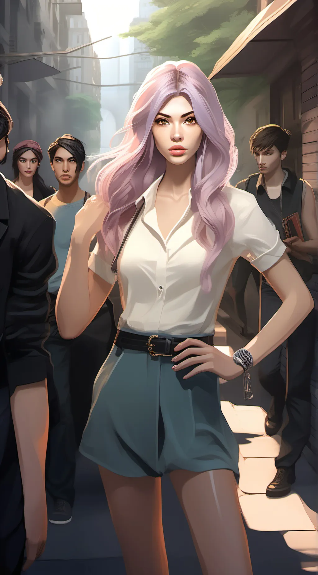 ai character: Bella background