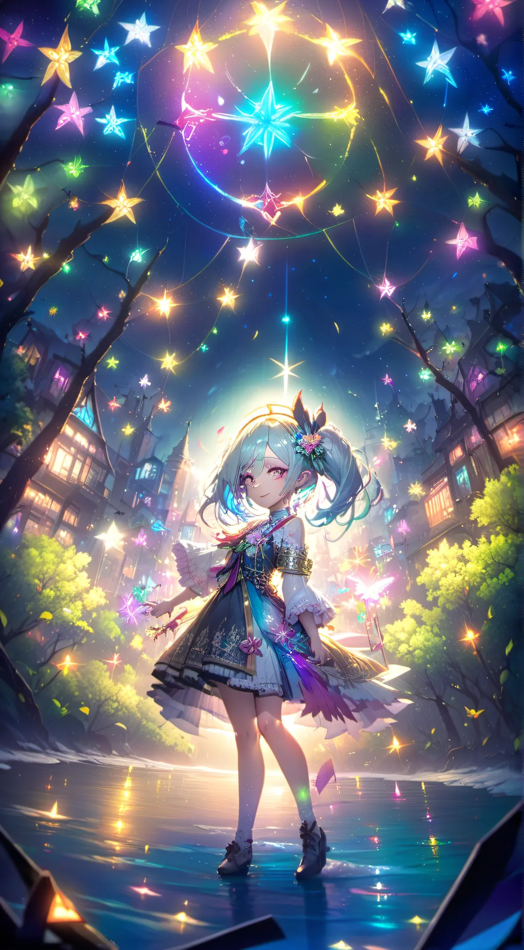 ai character: Aria Scalswind background