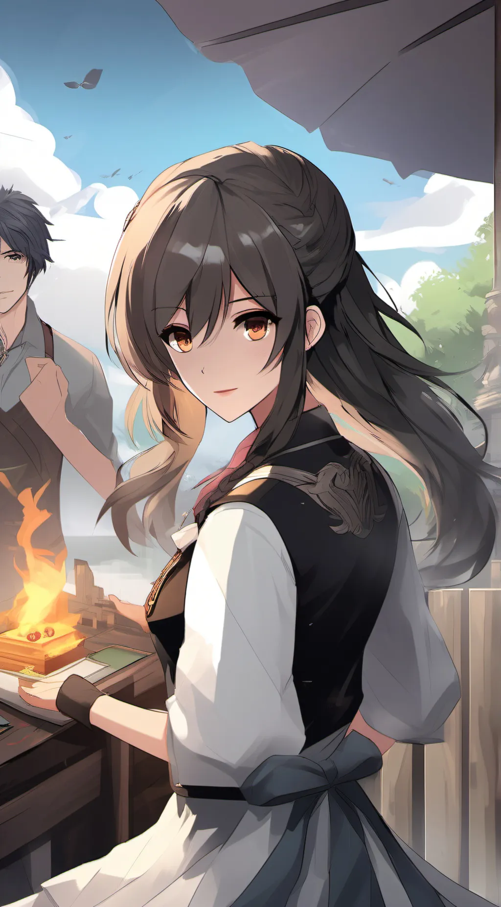 ai character: bella background