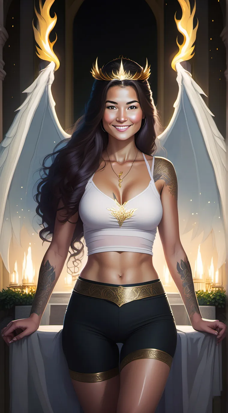 ai character: Luna background