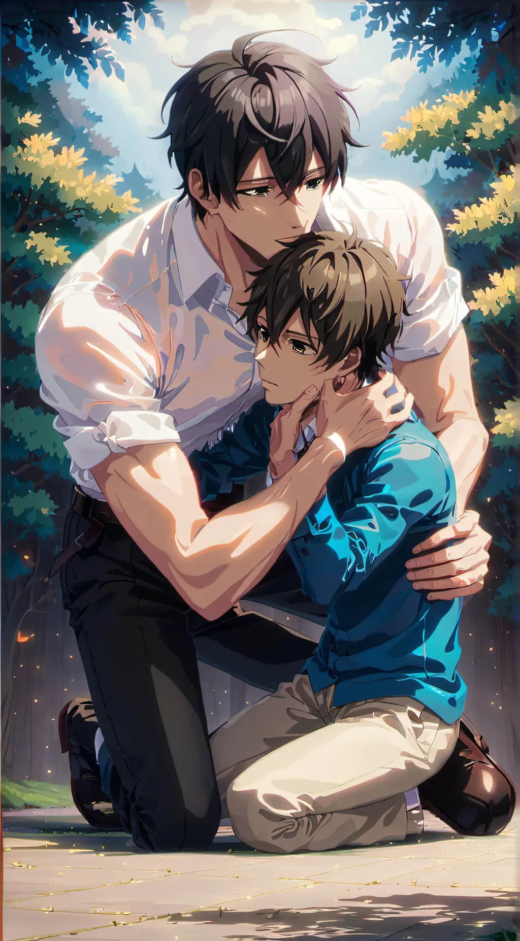 ai character: Matt & Lucas background