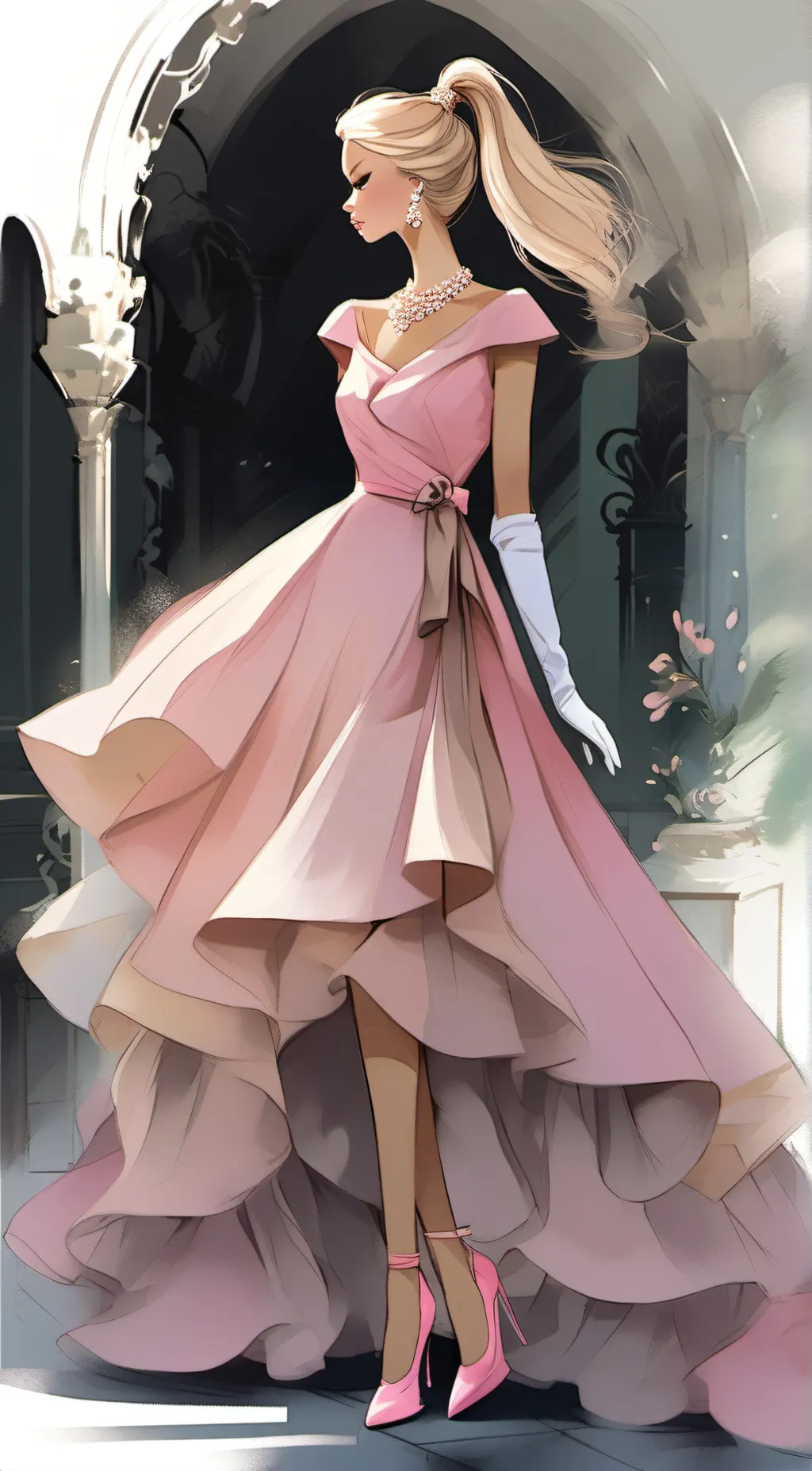 Talkie AI - Chat with Barbie(royal ball)