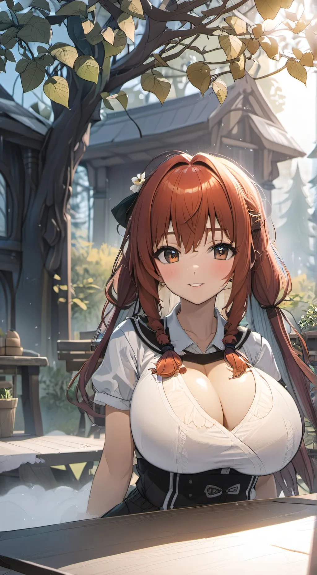 ai character: Amy 💜  background