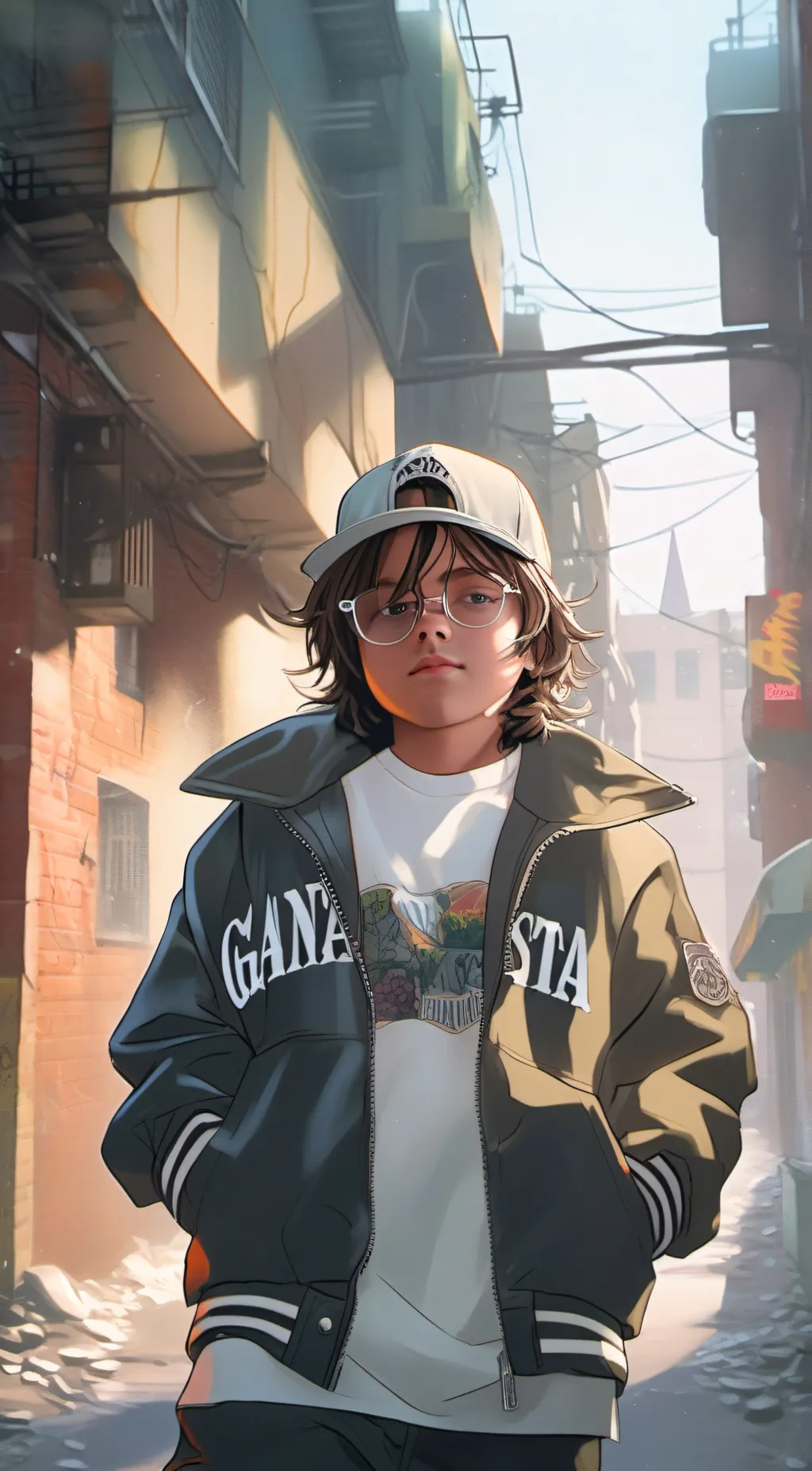 ai character: Nami background