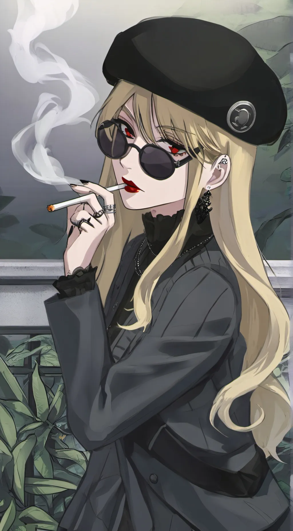 ai character: Rose background