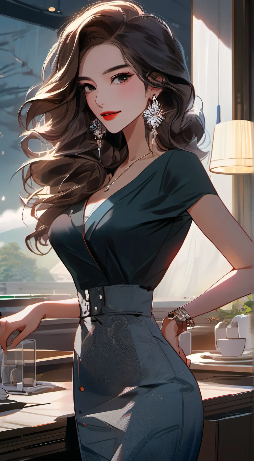 ai character: mom background