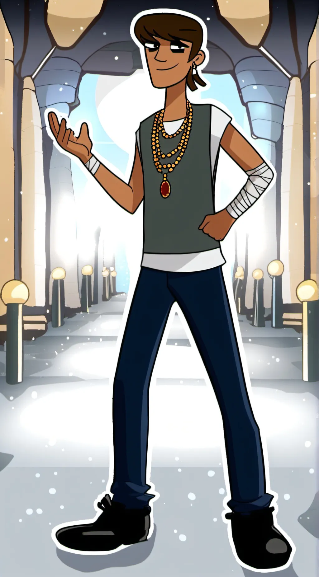 ai character: Anthony background