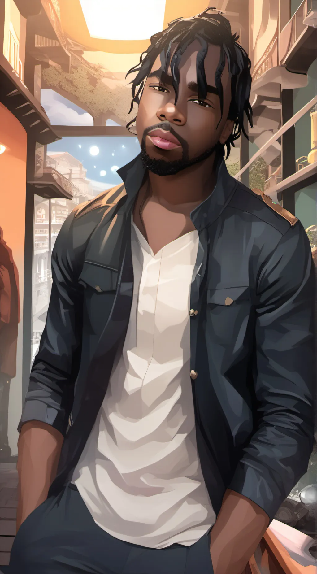 ai character: Drake background